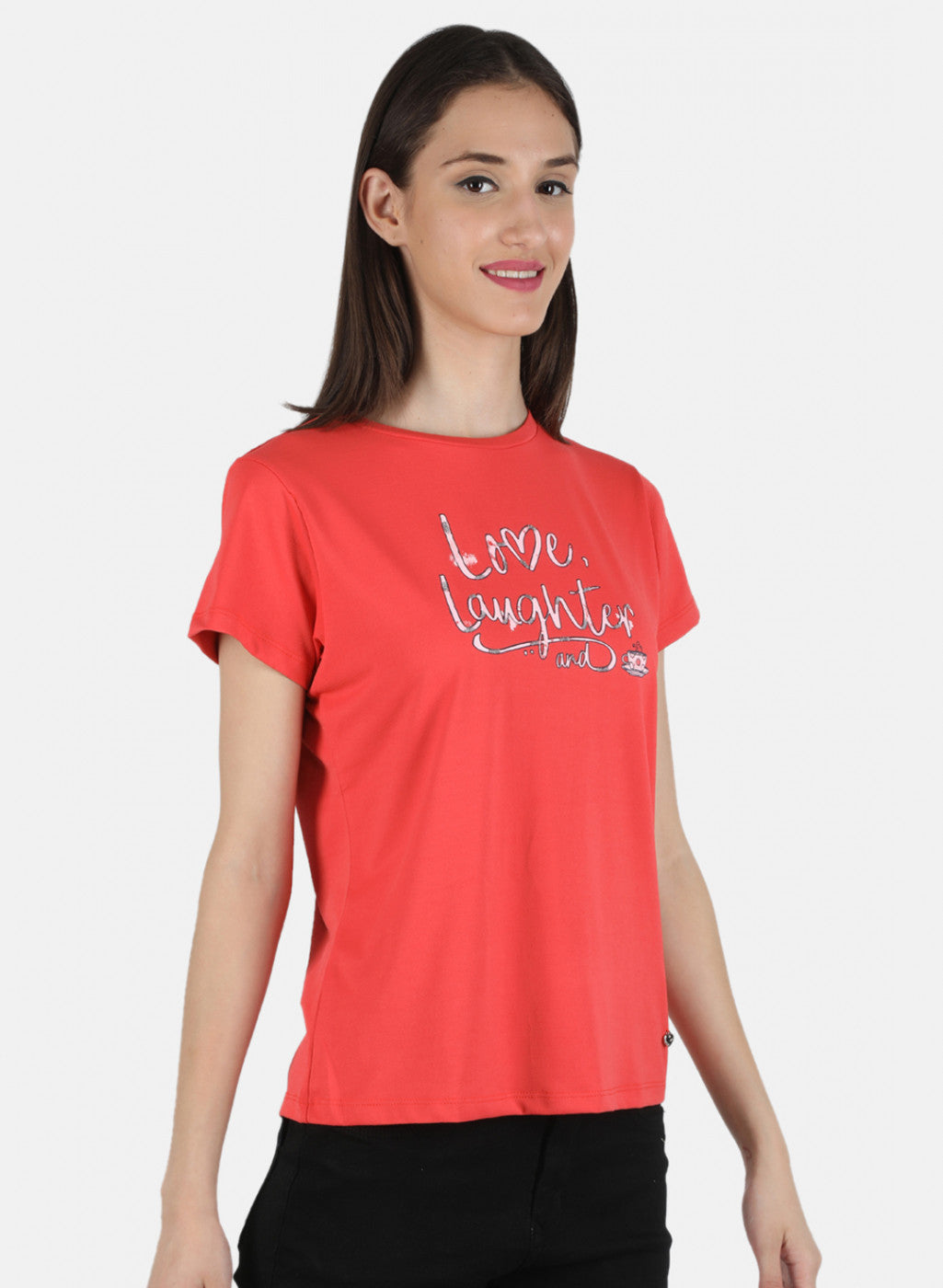 Women Pink Printed Top