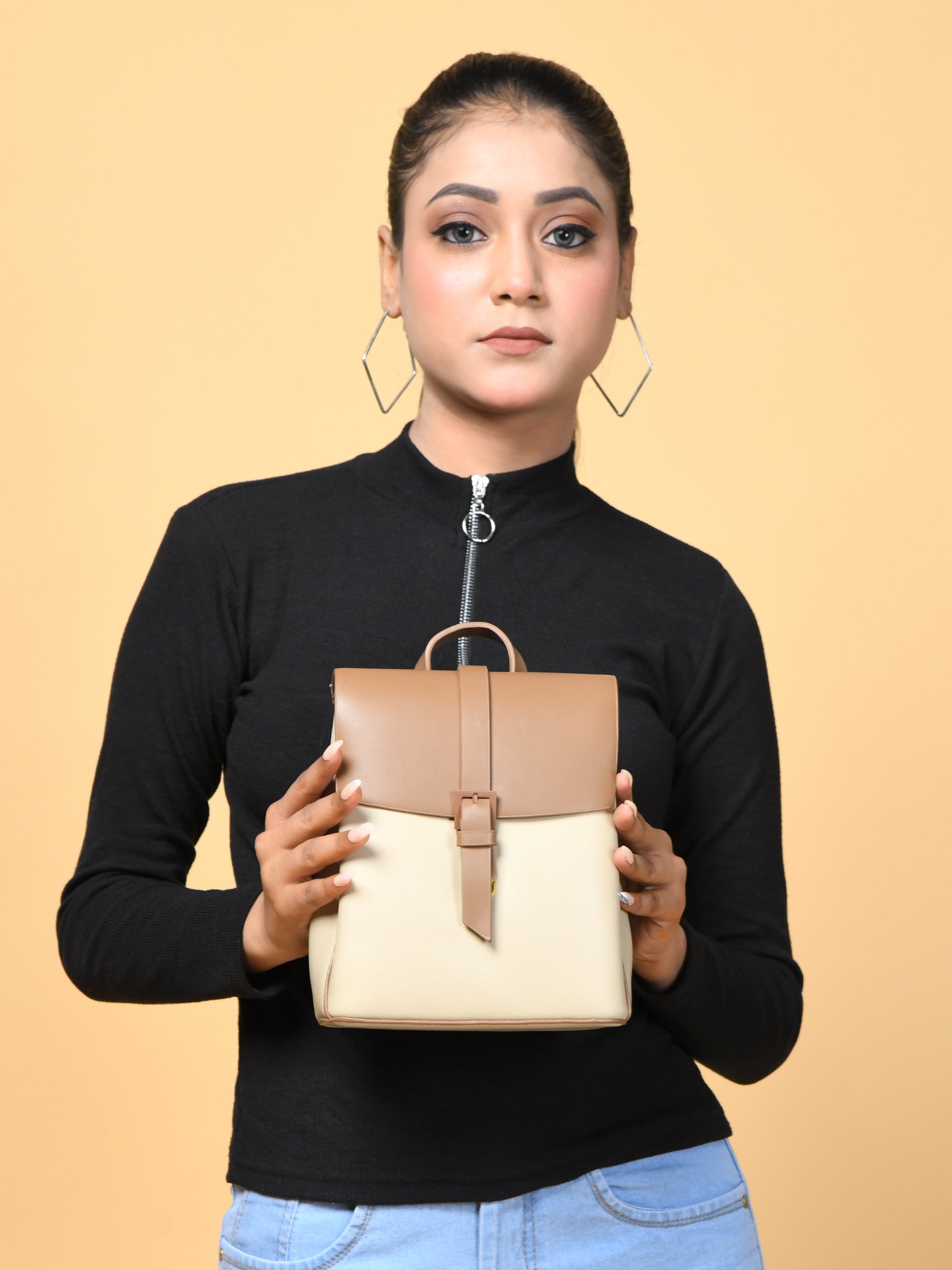 Women's Backpack - Brown