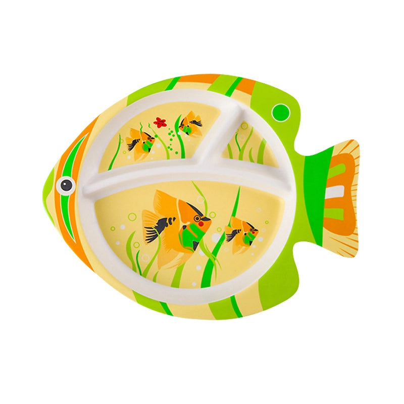 Cute Cartoon Baby Eco-friendly Divider Plate