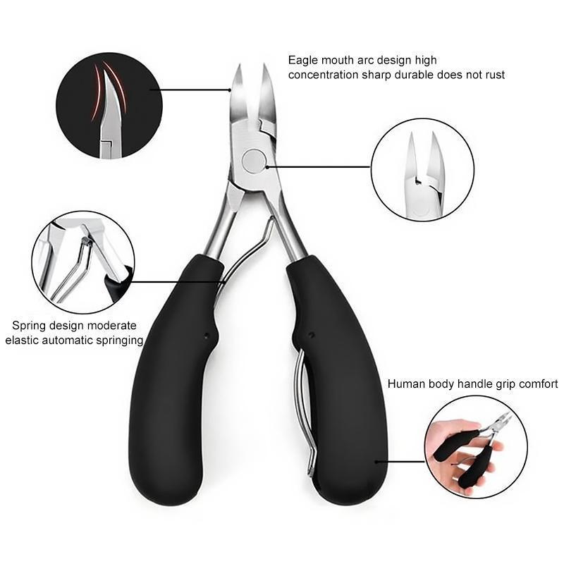 304 stainless steel nail clipper set. prevention of paronychia. fungal infection