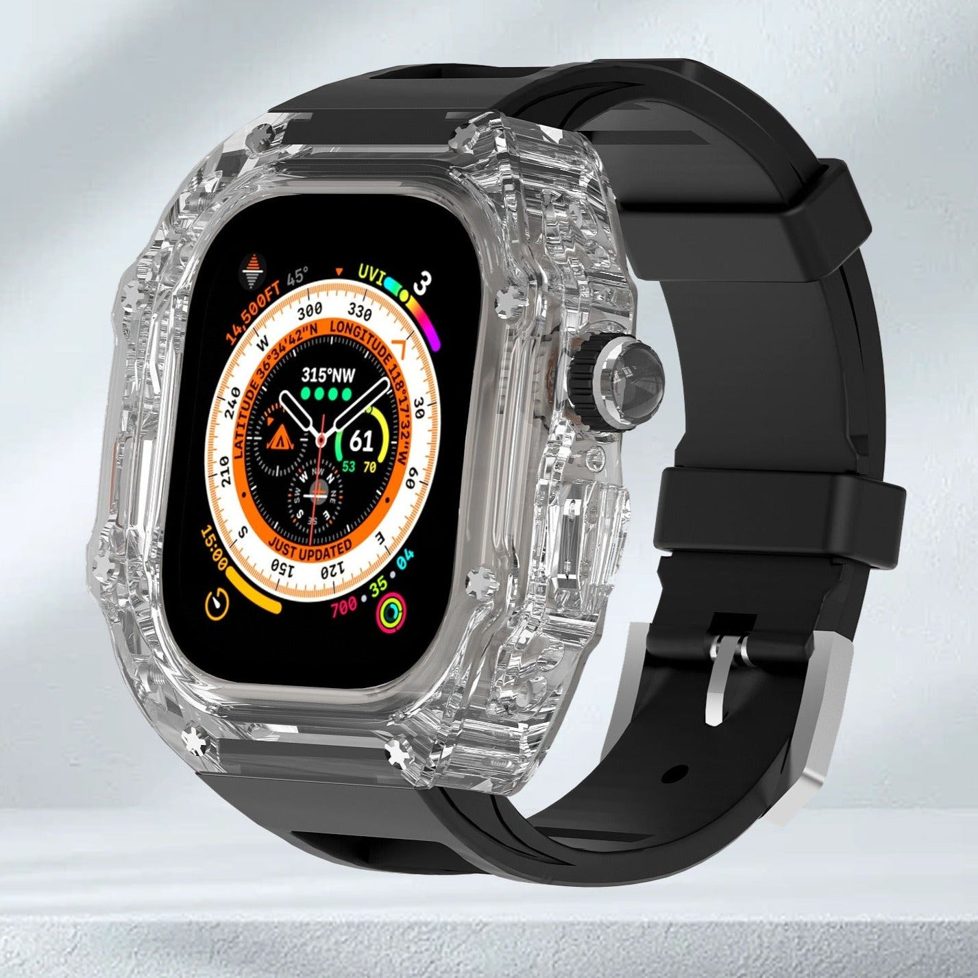 Transparent Luxury Apple Watch Cases for Apple Watch Ultra and Ultra 2