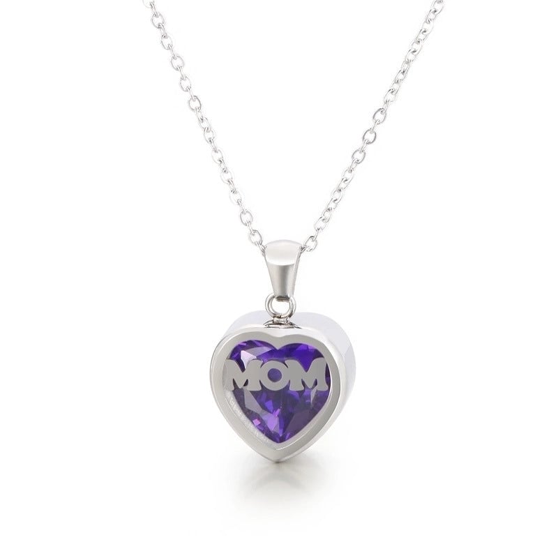 Stainless Steel Titanium Steel 18K Gold Plated Fashion Plating Heart Necklace