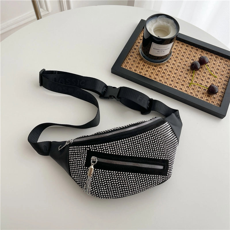 Women's Classic Style Solid Color Pu Leather Waist Bags