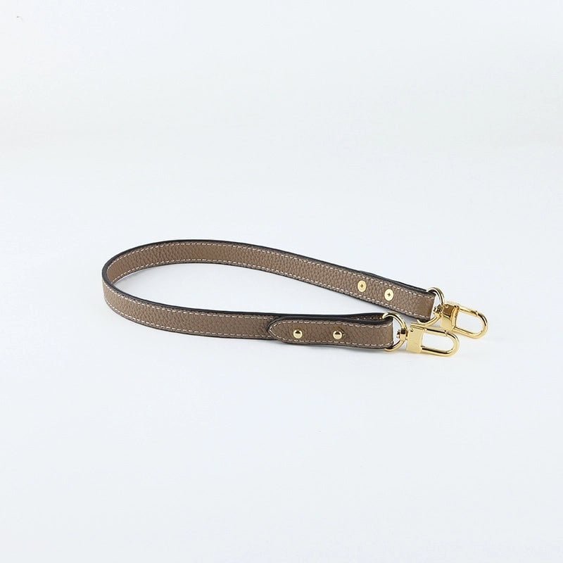 Short Underarm Bag With Litchi Pattern Cowhide Pattern Vegetable Basket Bag Shoulder Strap Shoulder Bag Strap Women's Bag Shoulder Strap Accessories
