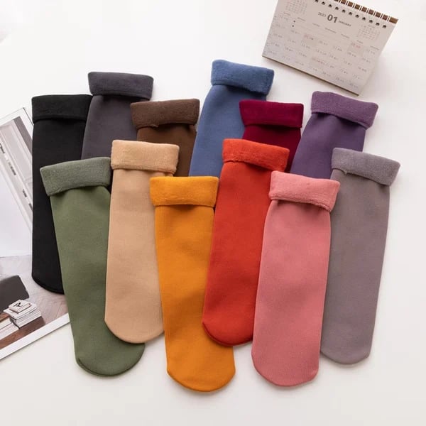 🔥 PROMOTION🔥🌼NEW Snugly Velvet Winter Thermal Socks