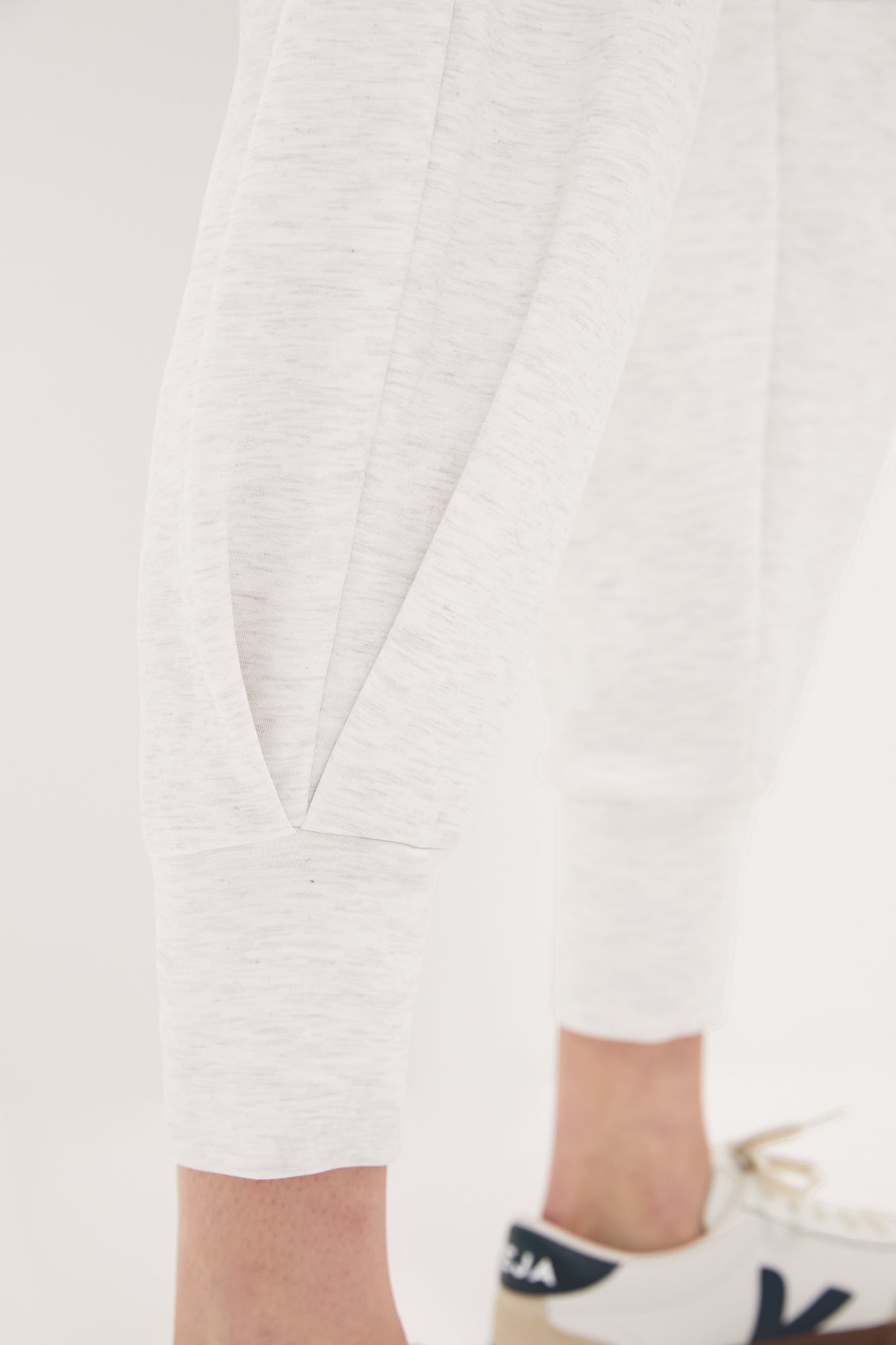 Ivory Marl The Relaxed Pant 25