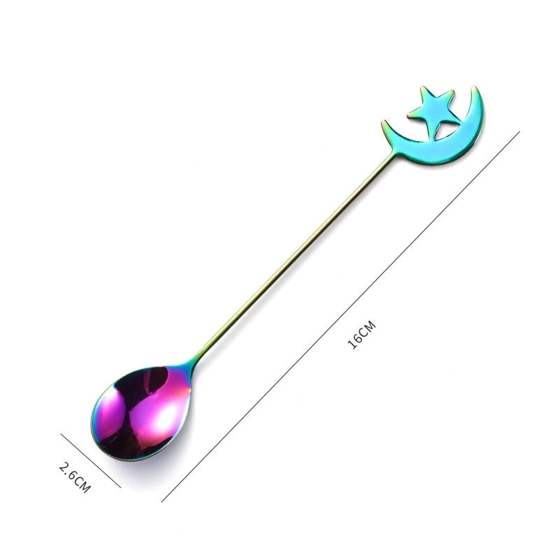 Casual Cartoon Stainless Steel Spoon Fruit Fork