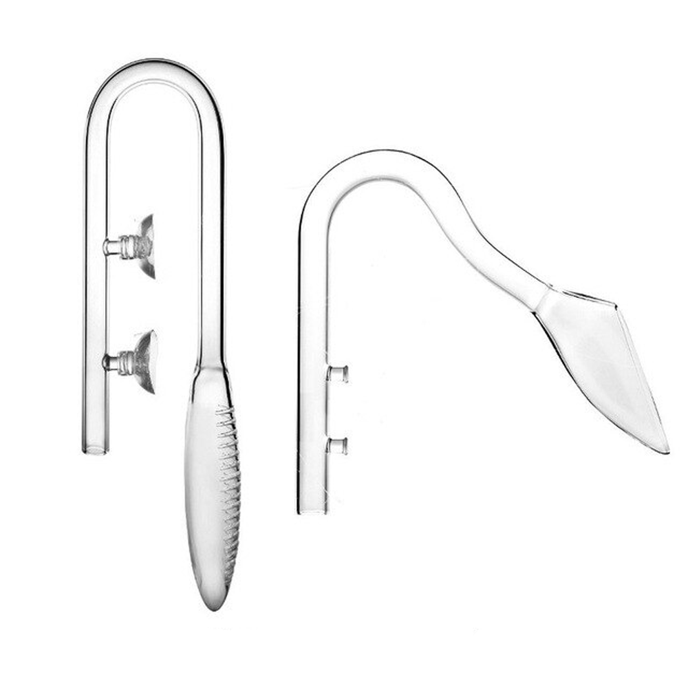 Glass Pipe Inflow Outflow For Aquarium
