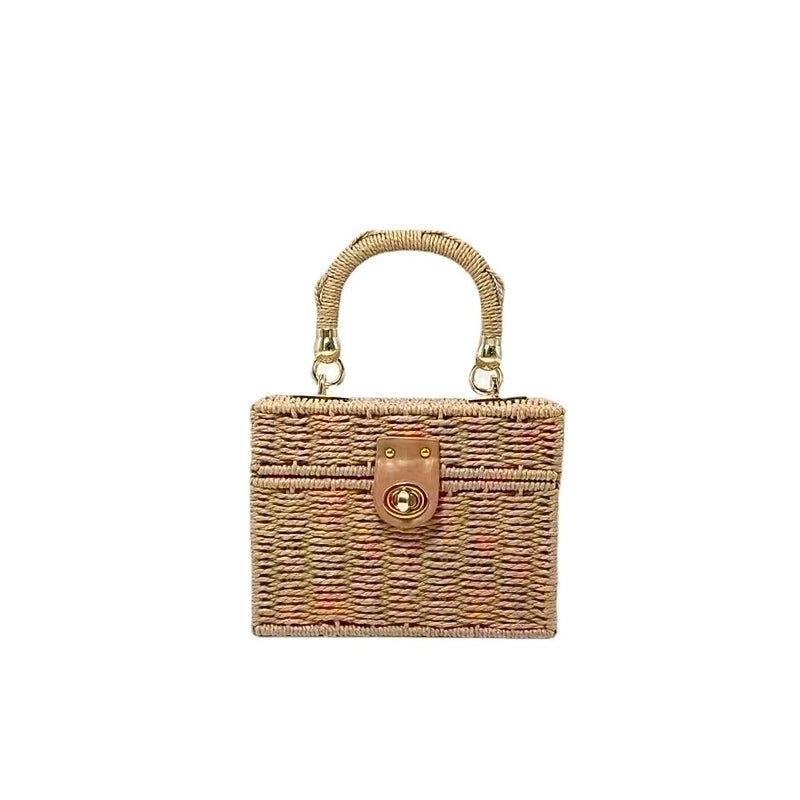 Women's Small Spring&summer Straw Vacation Handbag