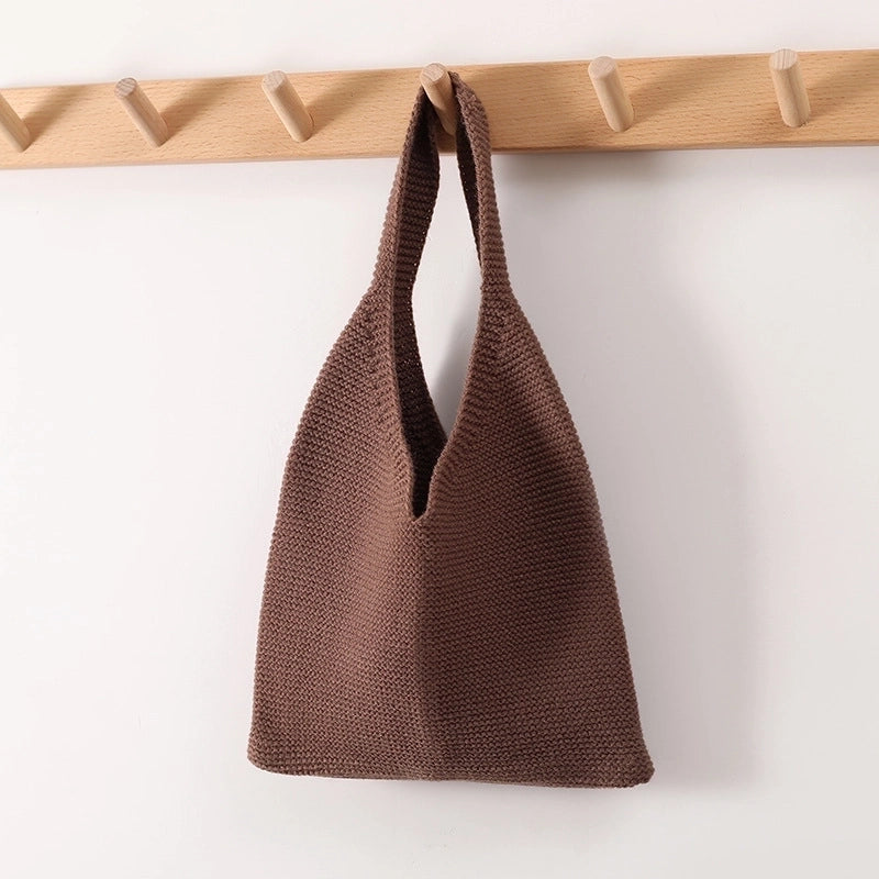 Supply New Fashion Tide Vest Knitted Handbag Korean Creative Simple Handbag