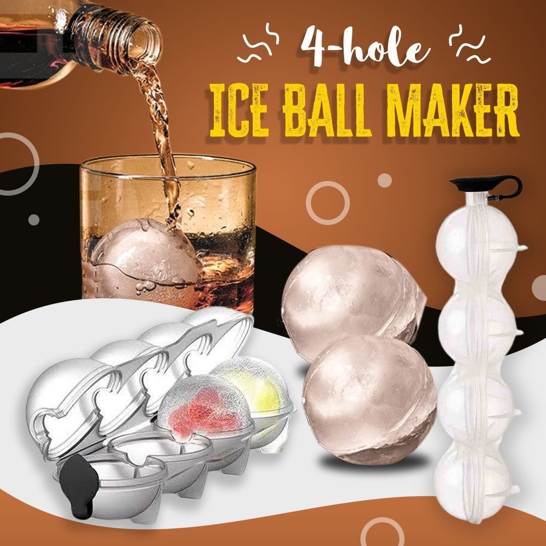 🔥Last Day Promotion - Buy 2 Get 2 Free🔥4-Hole Ice Ball Maker🧊🧊