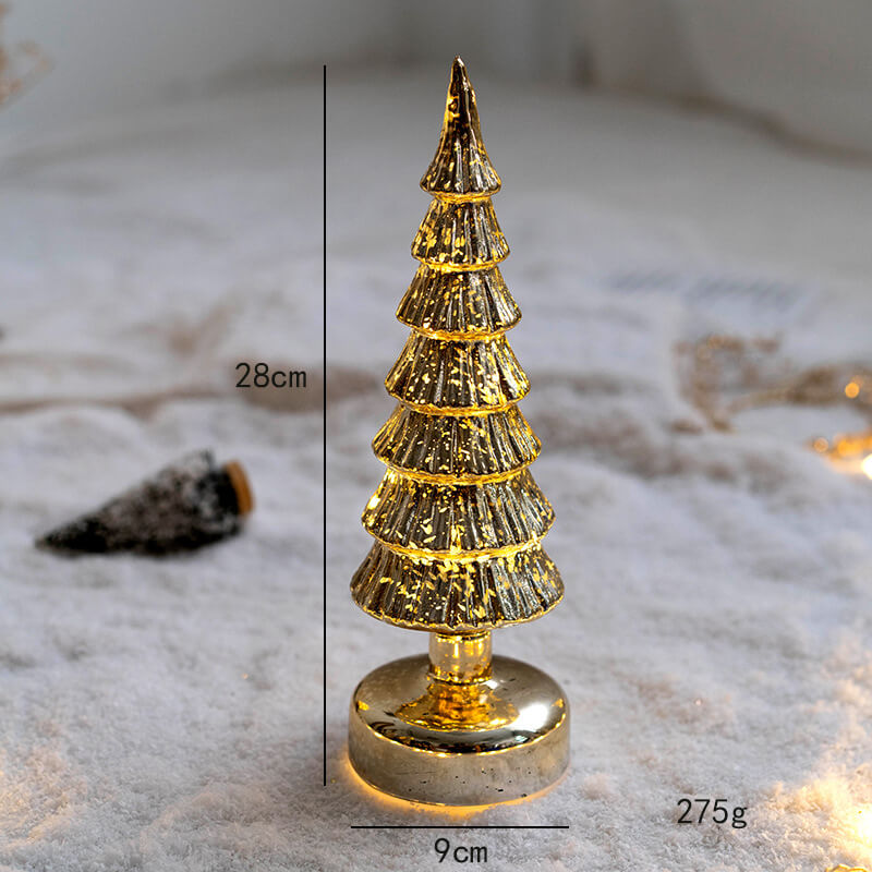 Christmas Tree Glass Decoration Night Light