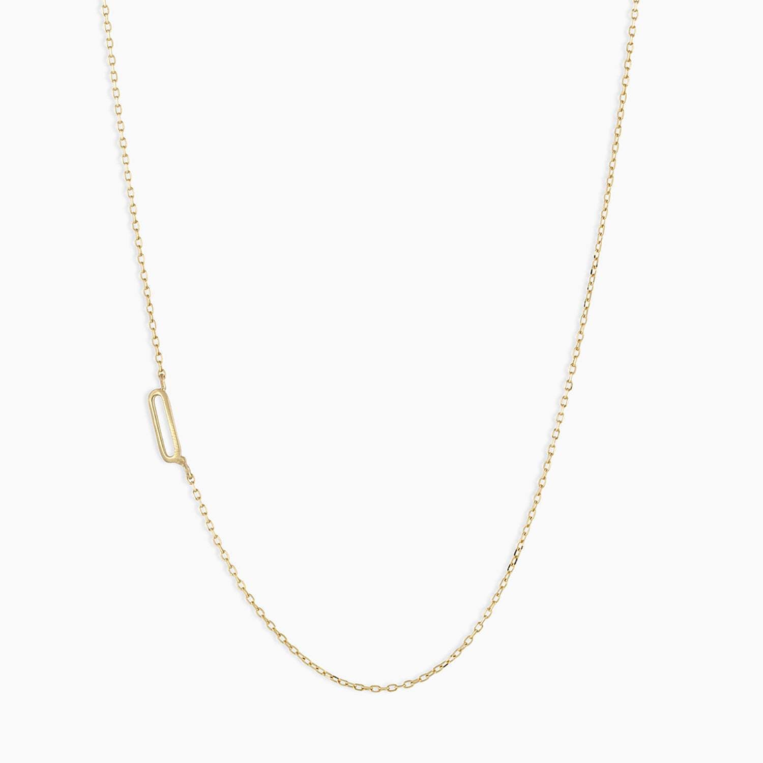 Minimalist Letter Geometric Titanium Steel Electroplating Necklaces