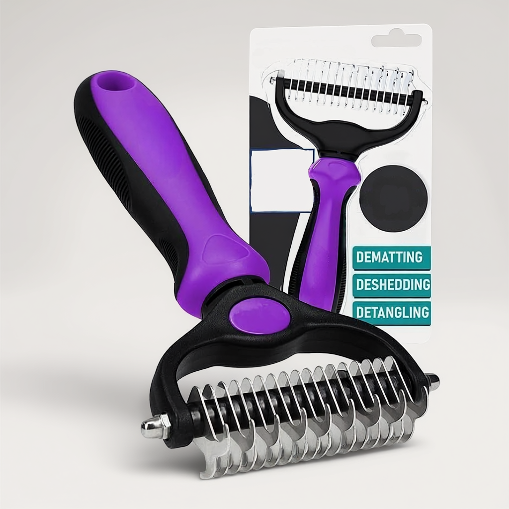 Double Sided Dog And Cat Grooming Brush