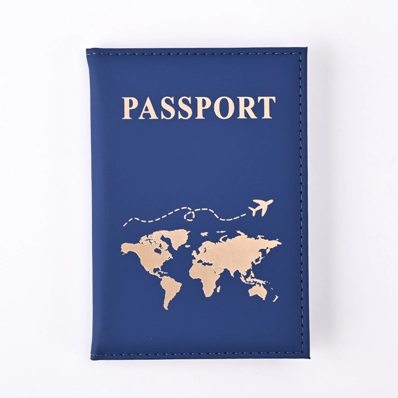 Popular Plain Skin PU Passport Protective Cover Passport Holder Machine Ticket Holder Passport In Stock Factory Direct Sales