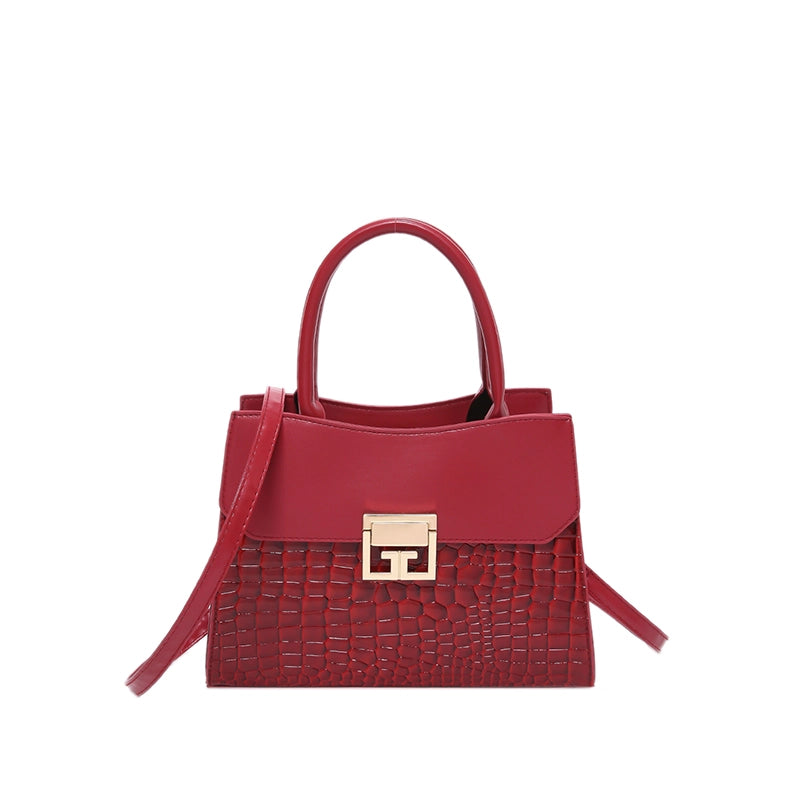 Soft Leather Mother Bag Western Style Messenger Bag Elegant Handbag Retro Shoulder Bag For Middle-Aged People