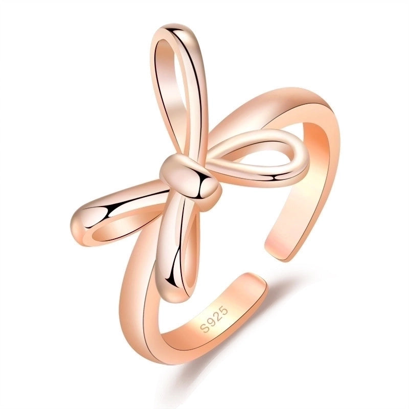 Minimalist Solid Color Copper Plating Inlay Artificial Diamond Rings 1 Piece