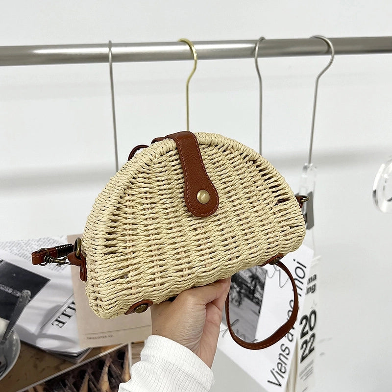 Small Straw Straw Bag