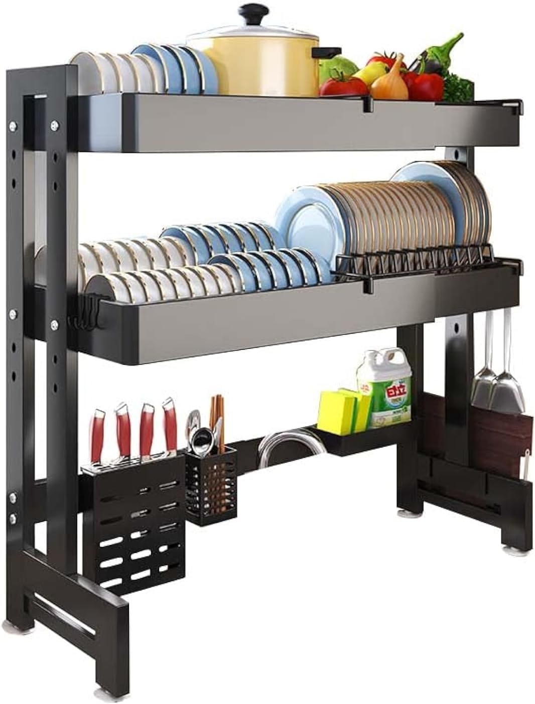 Adjustable Kitchen Sink Rack. Kitchen Over the Sink Rack Extendable