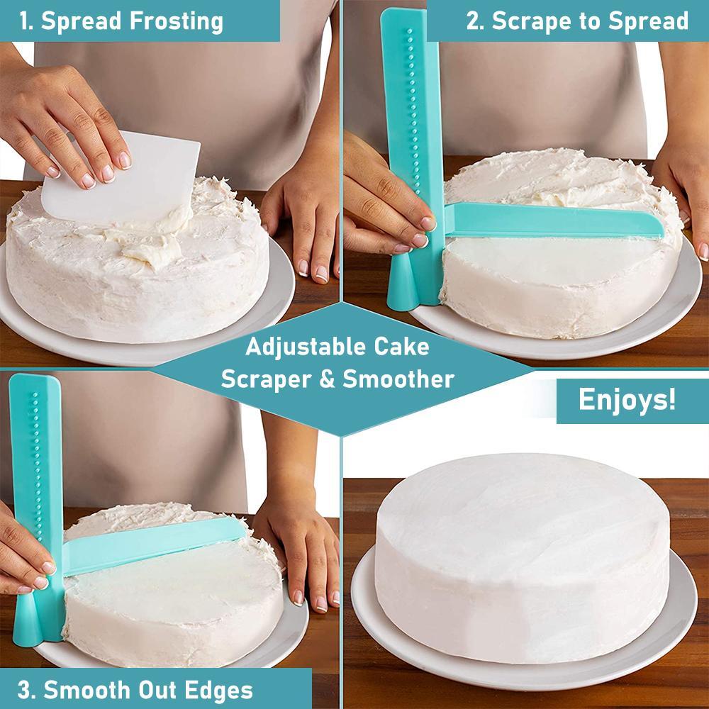 Adjustable Cake Cream Scraper