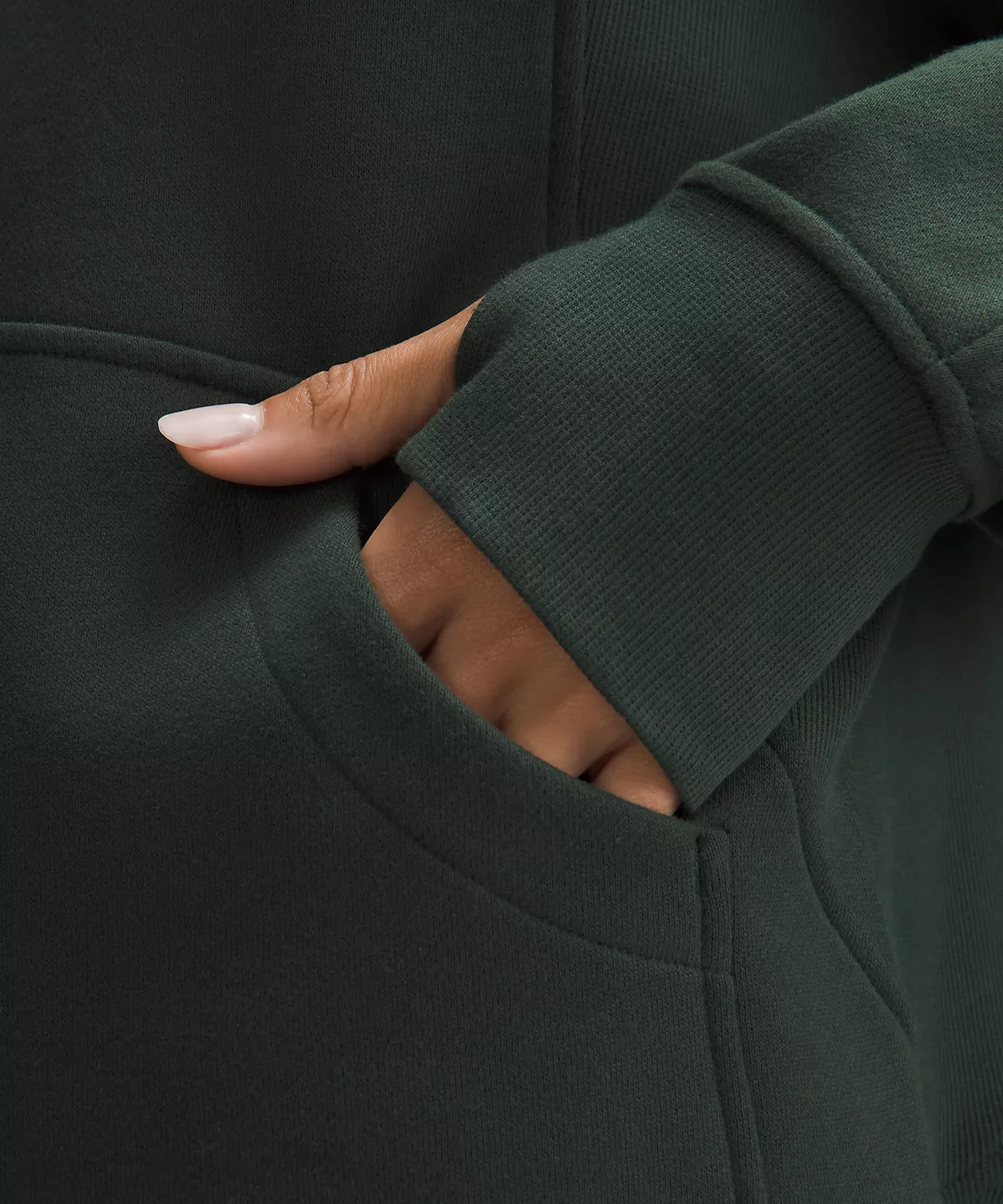 Scuba Oversized Funnel-Neck Half Zip Long