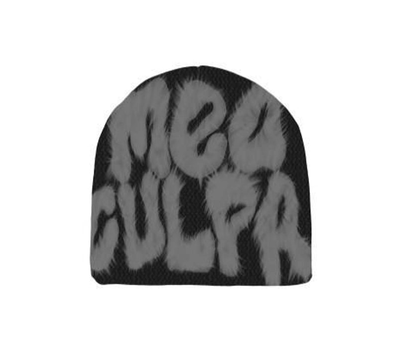 Women's Casual Letter Eaveless Wool Cap
