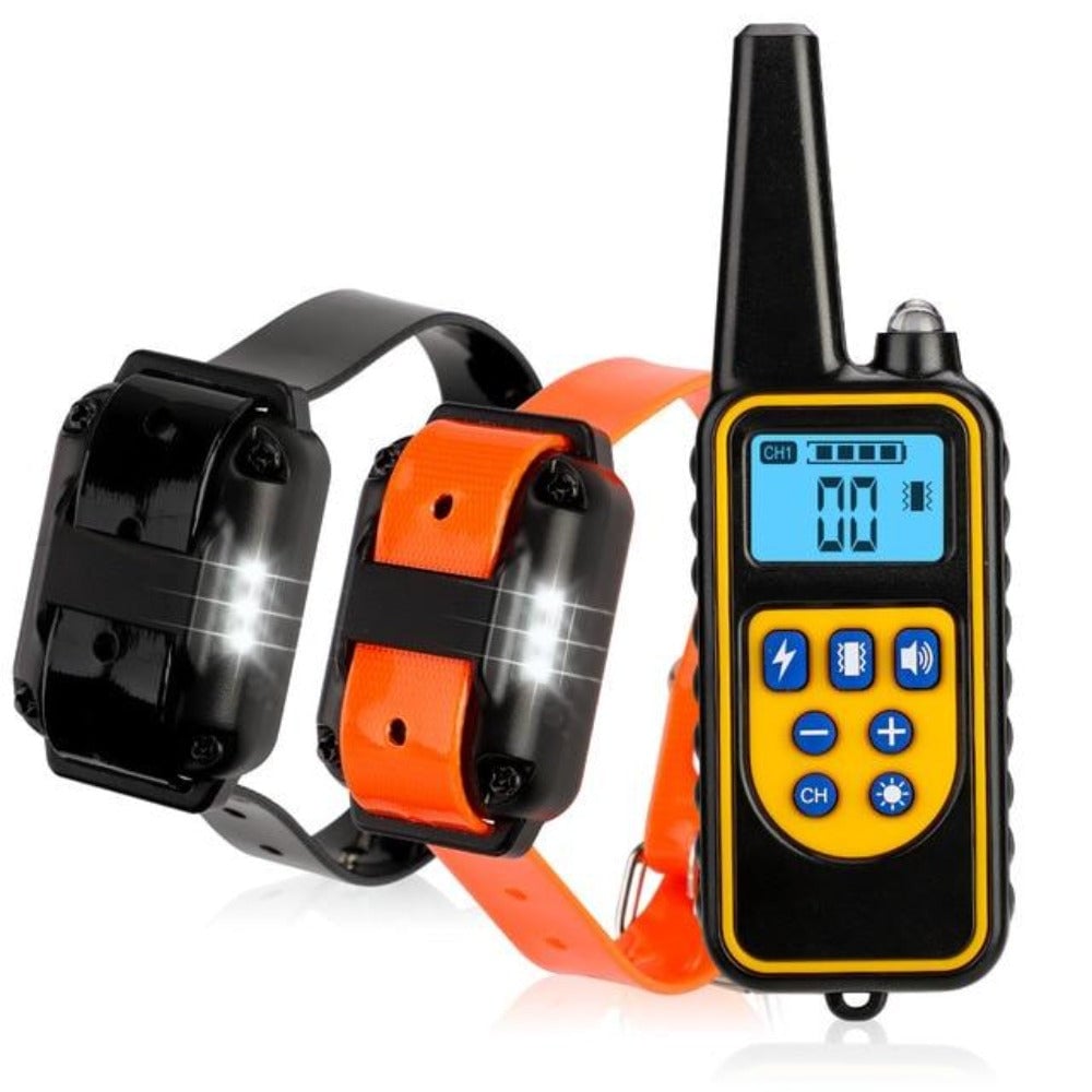 Long Range Electric Dog Training Collar With Beep. Vibrate and No Harm Shock
