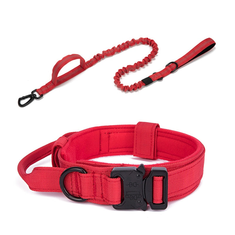 Durable Tactical Dog Collar And Leash Set