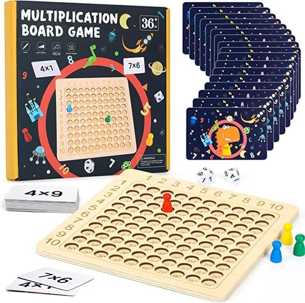 💥  Promotion- SAVE 48% OFF- Wooden Multiplication Board Game - BUY 2 GET EXTRA 10 % OFF & FREE SHIPPING!