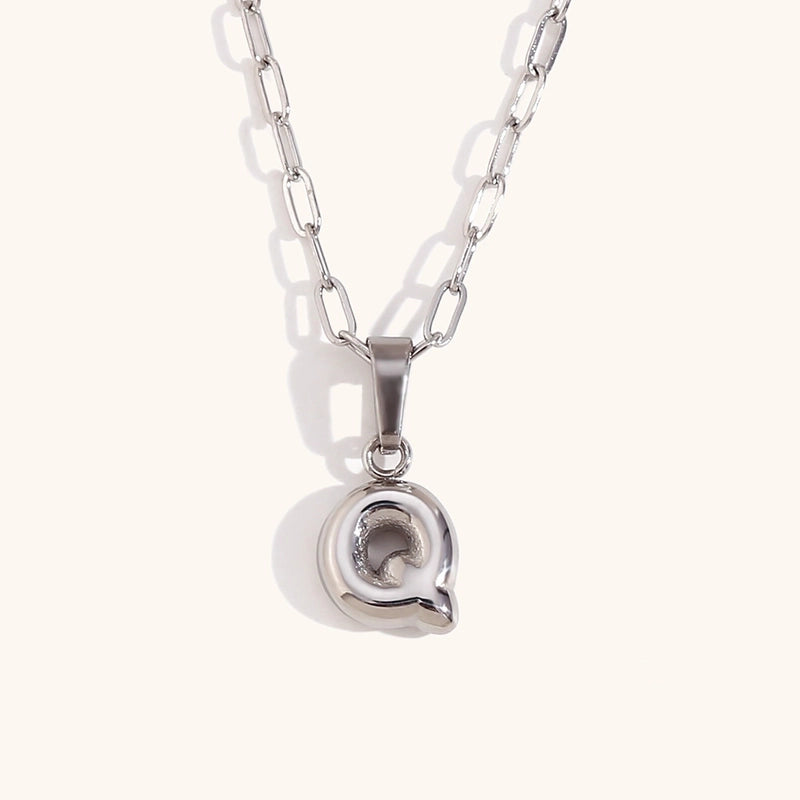 Minimalist Commute Letter Stainless Steel Titanium Steel Plating Gold Plated Pendant Necklace