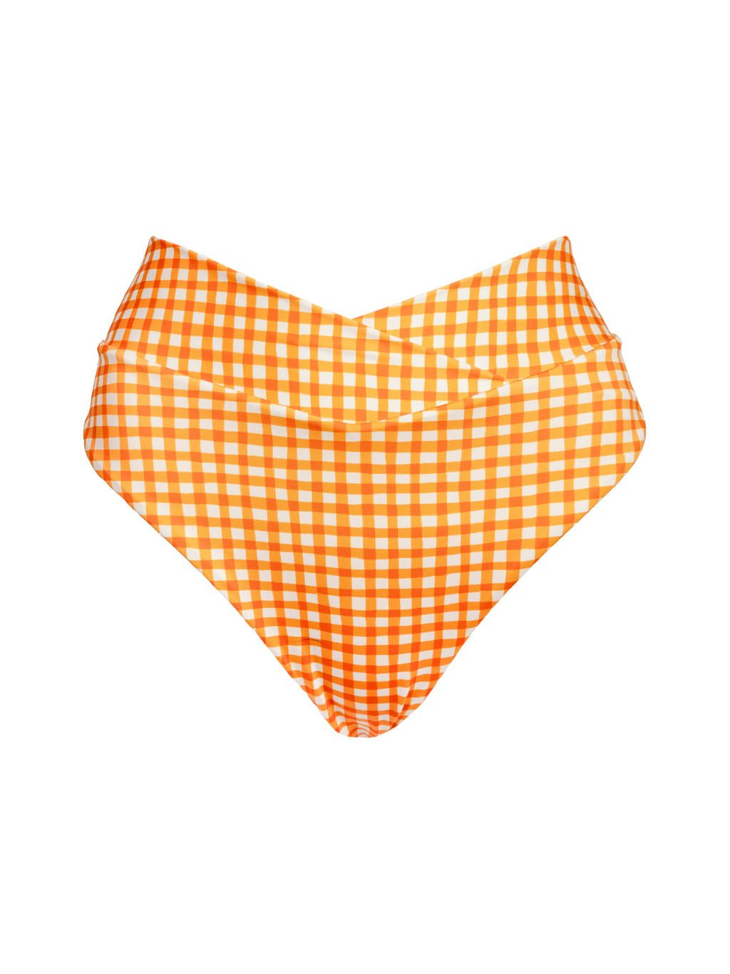 High Hip Crossover Bottoms in Clementine