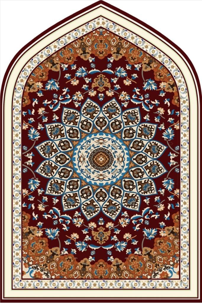 3d Curved Prayer Mat