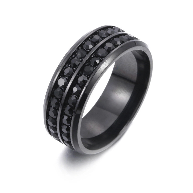 Fashion Geometric 201 Stainless Steel Artificial Gemstones Gold Plated