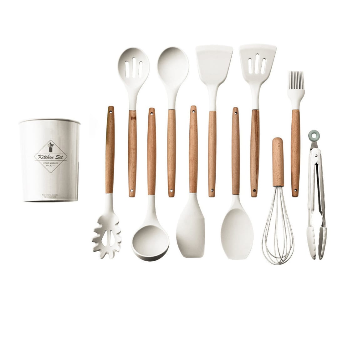 12 Pcs Kitchen Utensil Set. Cooking Set of Utensils