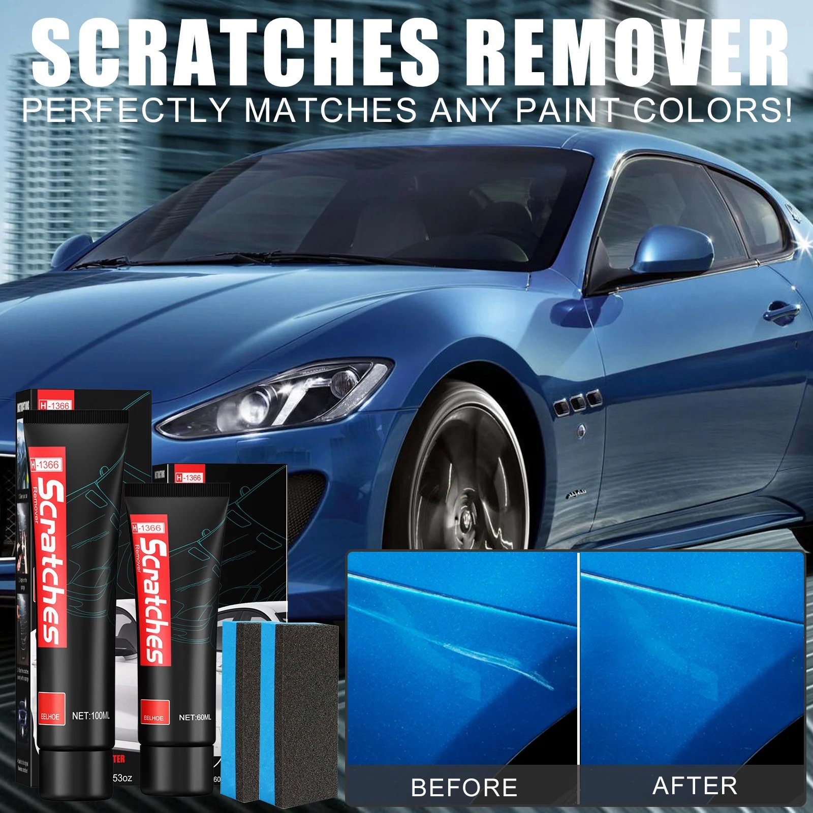 🔥 Summer Promotion 49% OFF💕Premium Car Scratch Removal Kit