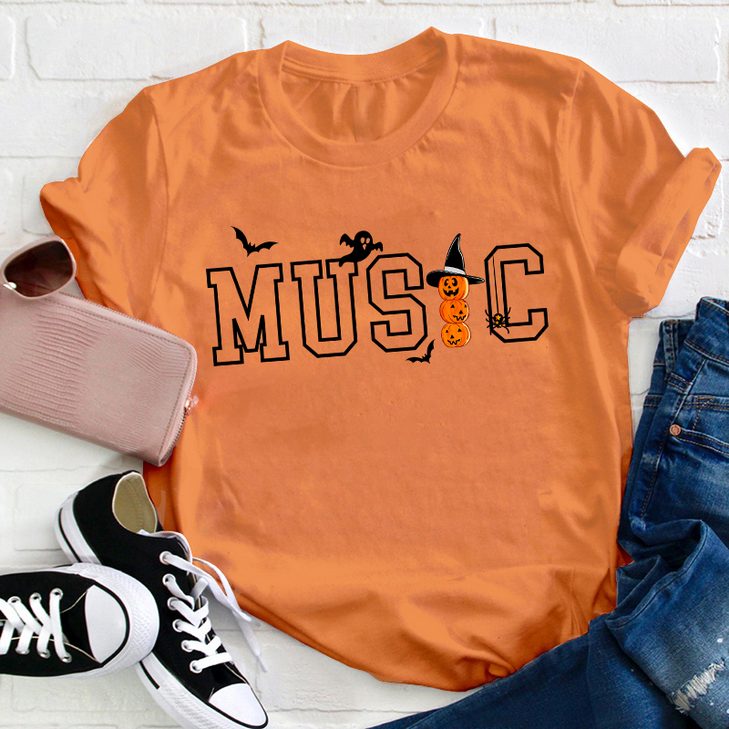 Halloween Music Teacher T-Shirt