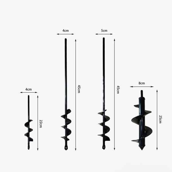 Easy Gardening Auger Spiral Drill Bit