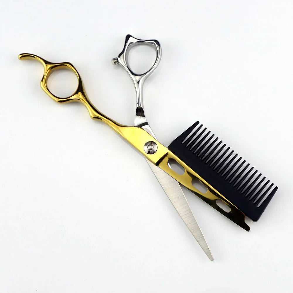 Professional Hairdressing Scissors With Detachable Comb