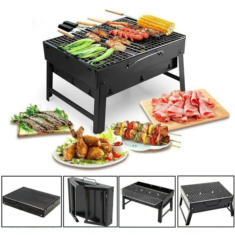 Barbecue Grill Portable Book Style