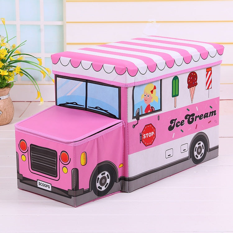 KIDS BUS ORGANIZER STORAGE BOX