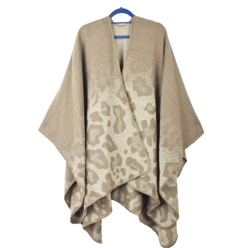 Women's Elegant Vintage Style Printing Cotton Polyester Crochet Lace Shawl