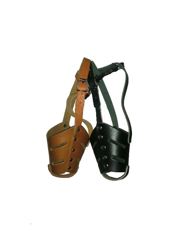 Large leather Dog muzzle