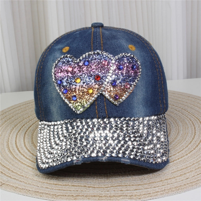 Unisex Streetwear Letter Usa Flower Curved Eaves Baseball Cap