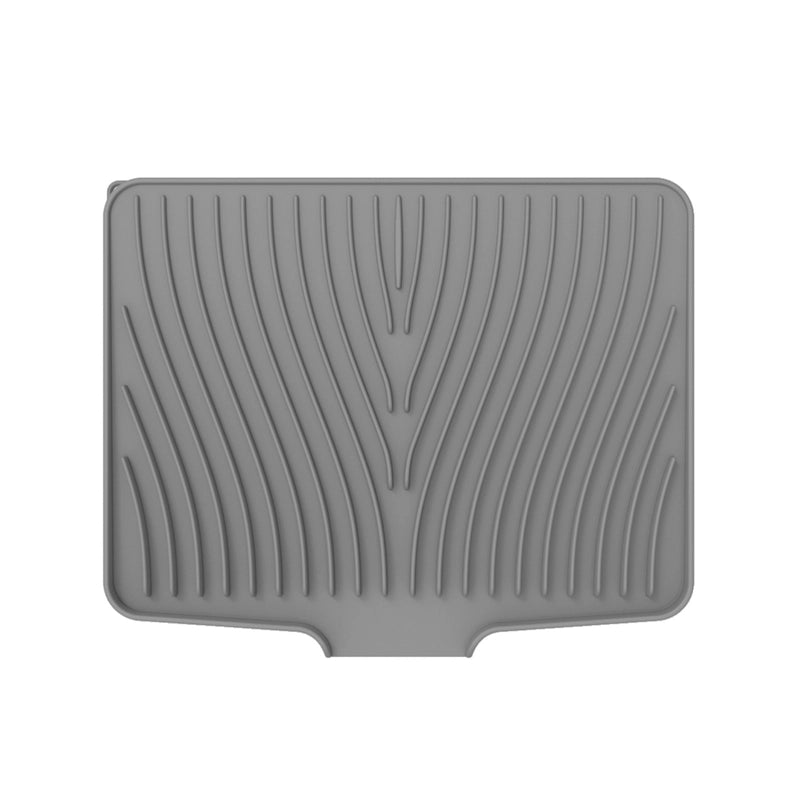 New Silicone Diversion Opening Slope Draining Mat Simple Bowl Dish Drying Filter Mat Heat Insulation