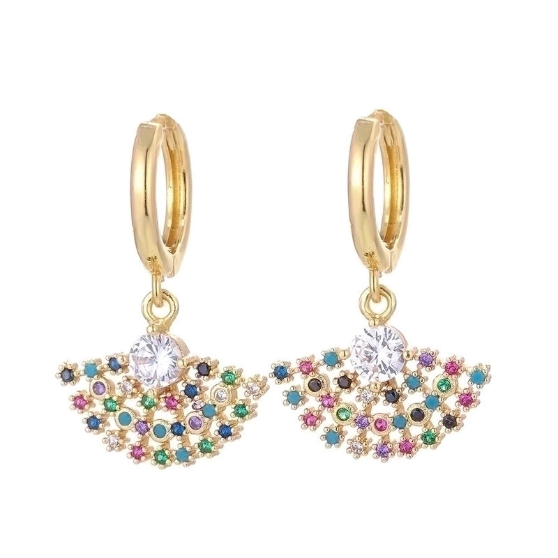Copper Plating Geometric Zircon