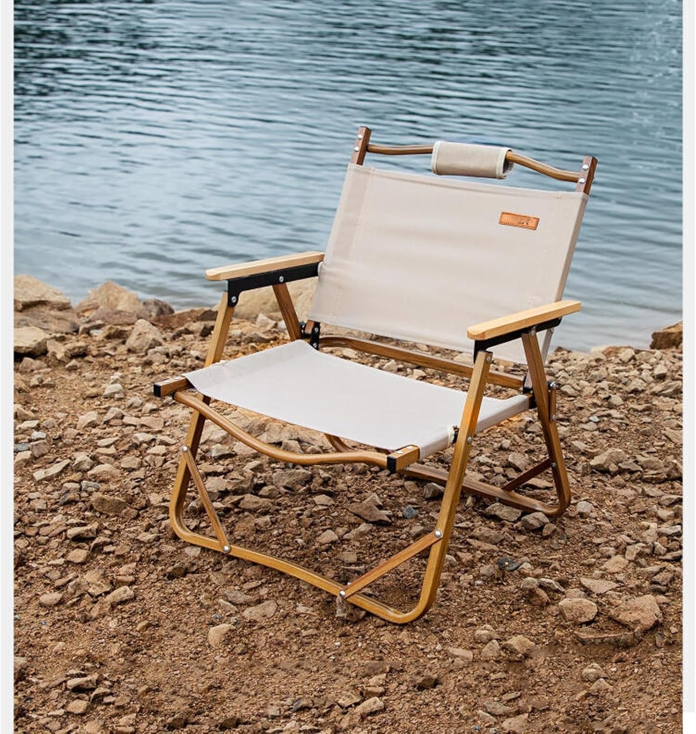 Portable Foldable Kermit Chair. Outdoor Chair. Resort Chair. Compact. Foldable. Camping Chair. Easy Assembly. Backrest. Low Style. Leisure Chair