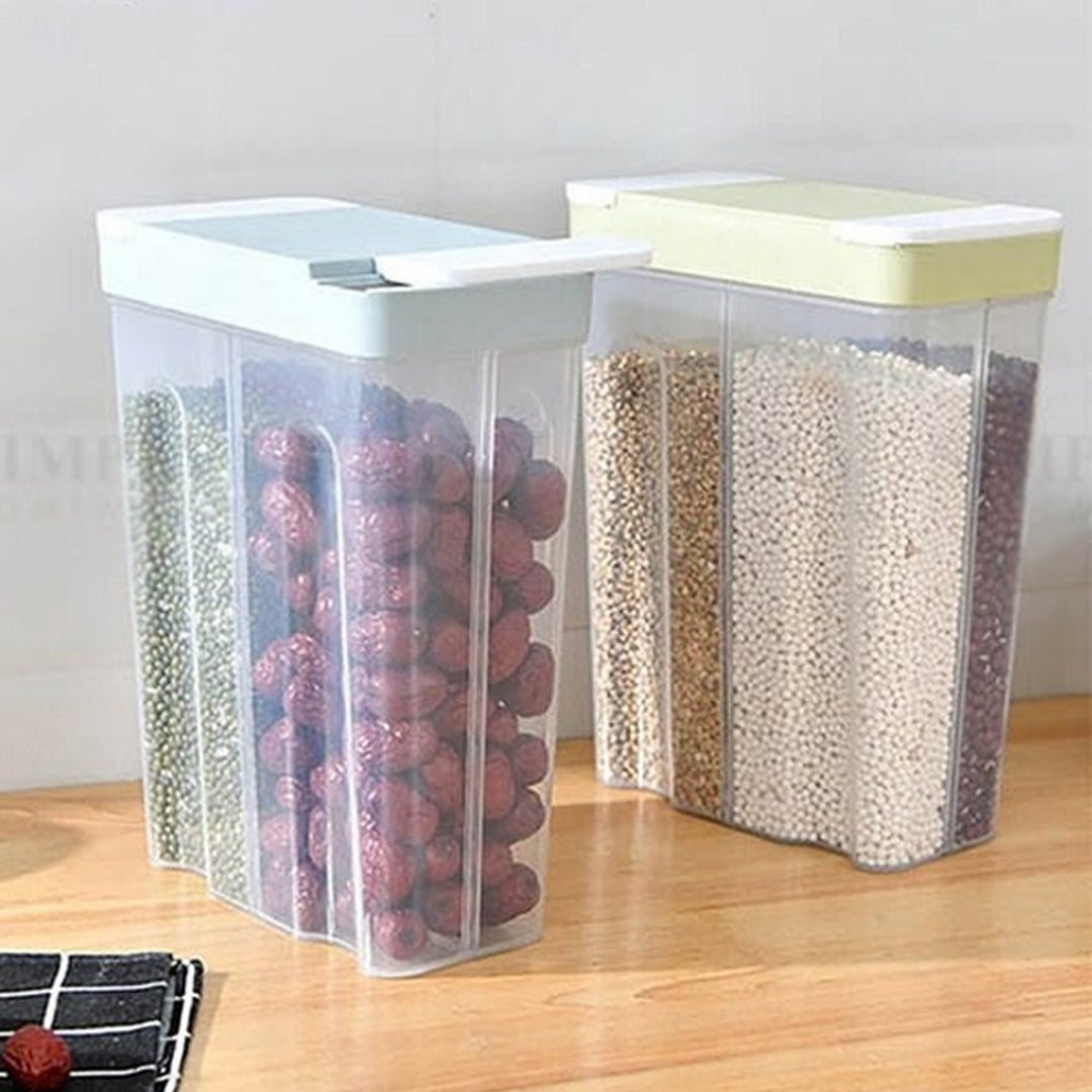 4 Partition Food Storage Jar