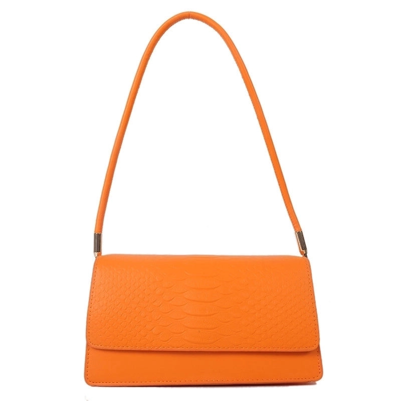 Women's Small Pu Leather Solid Color Streetwear Zipper Underarm Bag