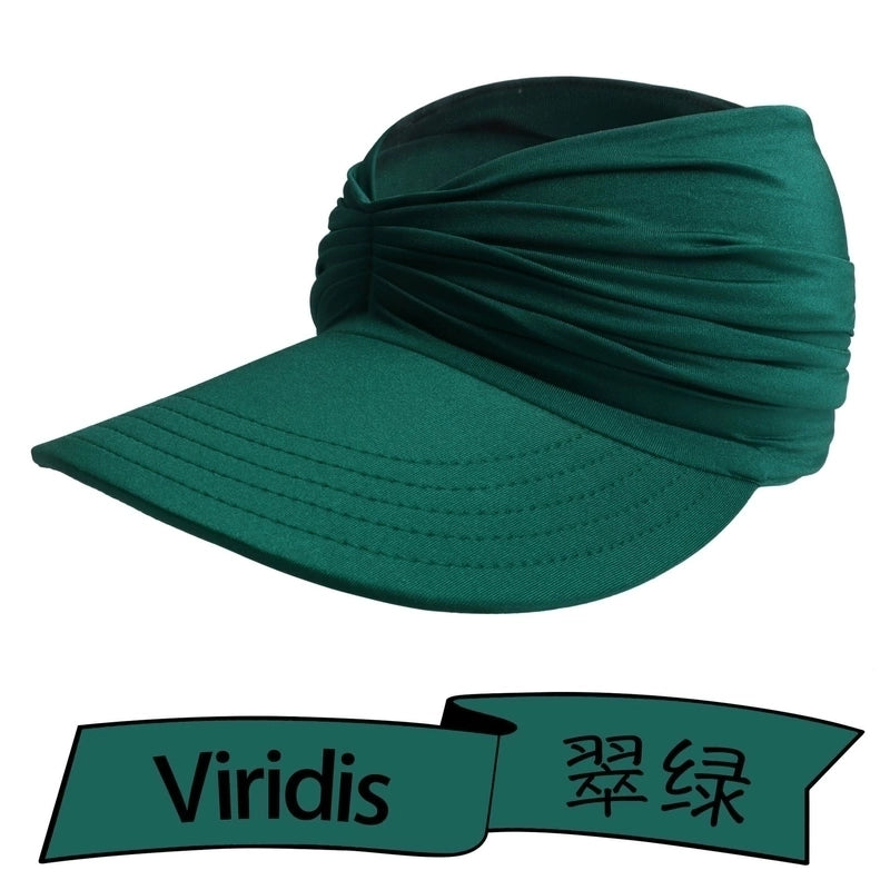 Unisex Fashion Solid Color Flat Eaves Sun Hat