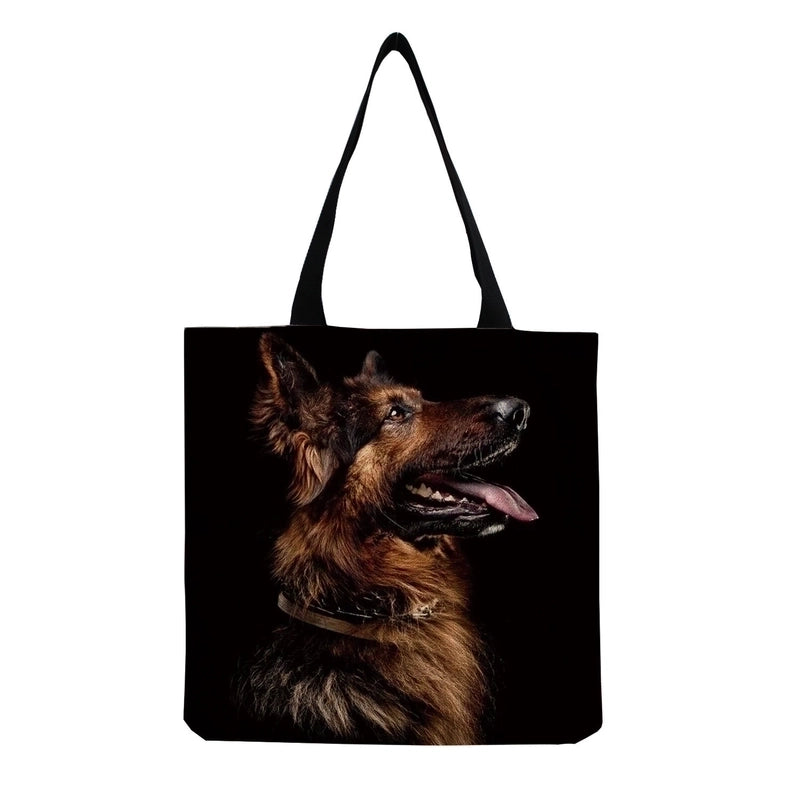 Women's Cute Dog Shopping Bags